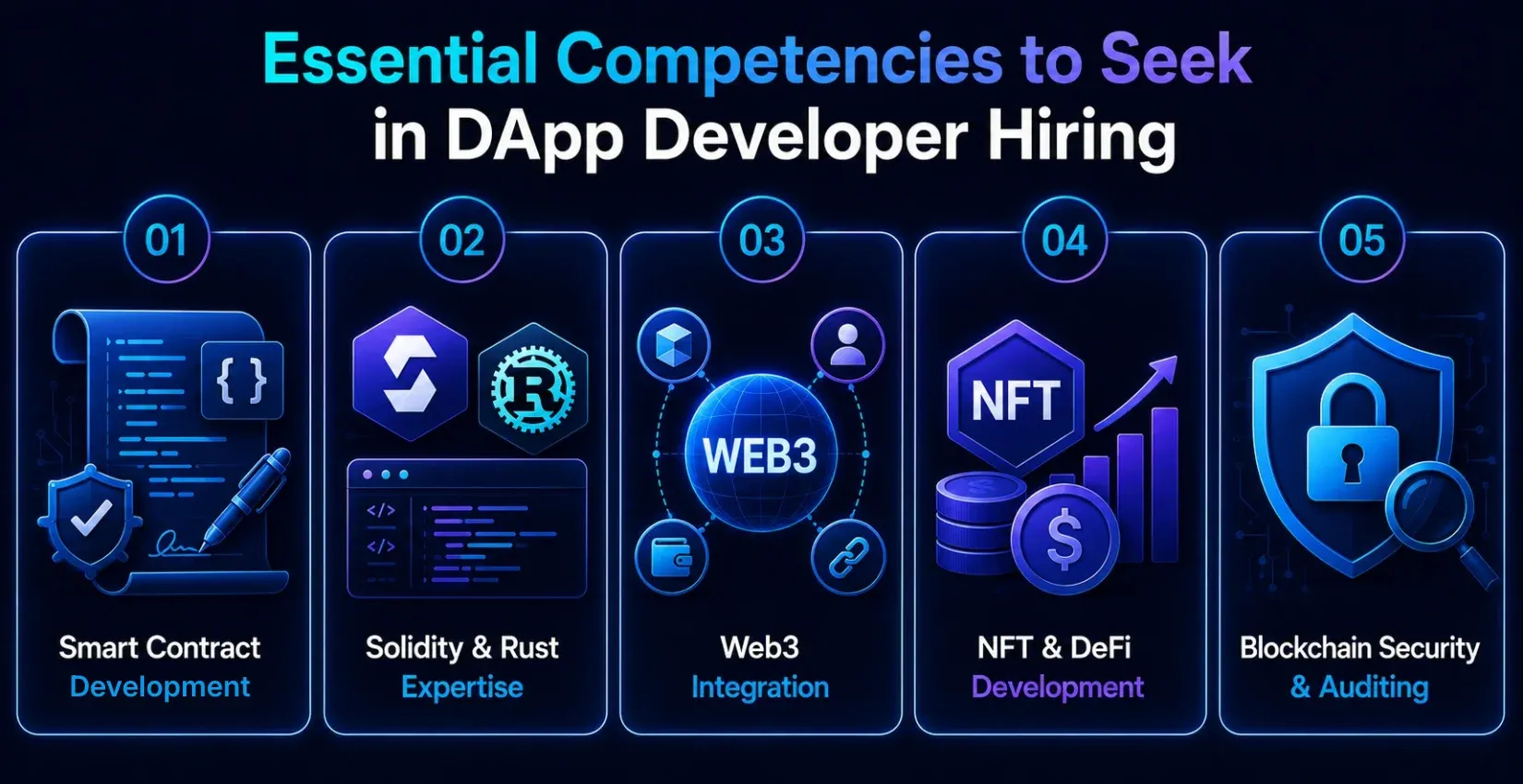 Key Skills for Hiring DApp Developers