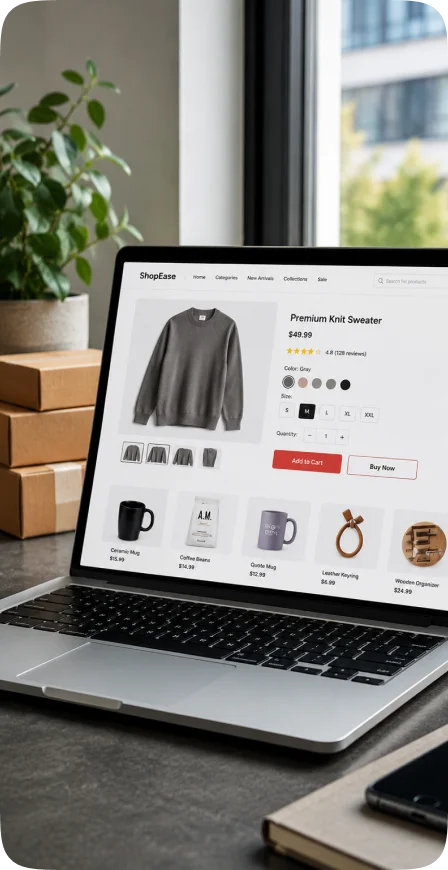 Our Ecommerce Web Development Solutions and Integrations Tailored to Your Business Needs