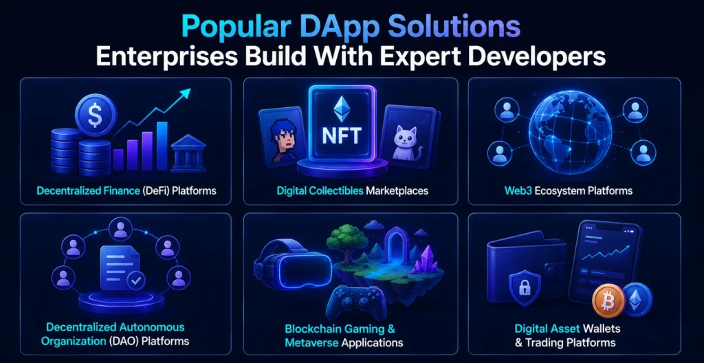 Types of DApps Businesses Hire Developers To Build