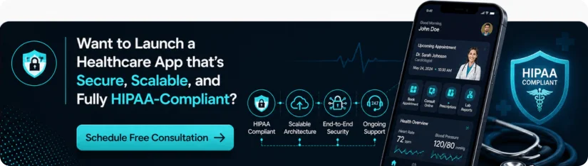 Free consultation with HIPAA- Compliant developers