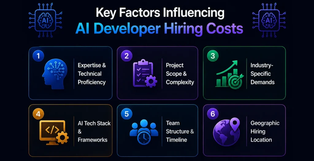 Factors That Affect the Cost to Hire an AI Engineer Factors That Affect the Cost to Hire an AI Engineer