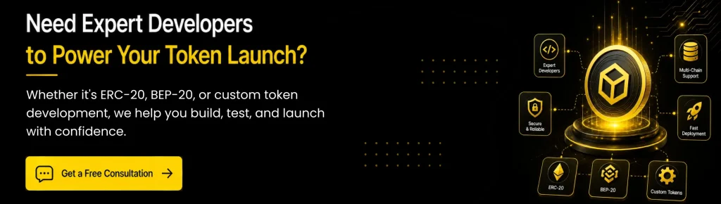 Crypto token development CTA 1