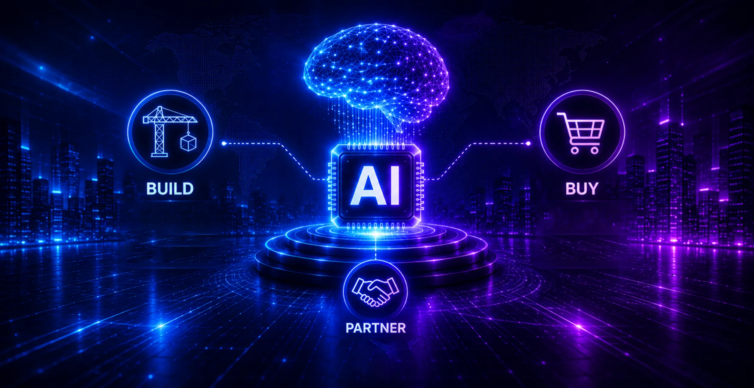 Build vs Buy vs Partner for Enterprise AI: Costs, Benefits & the Best Adoption Strategy