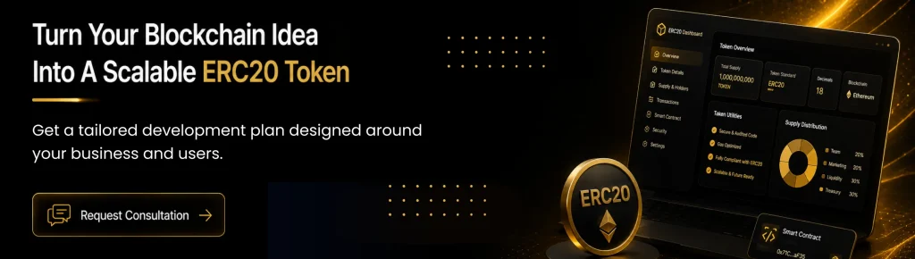 ERC 20 token CTA 2