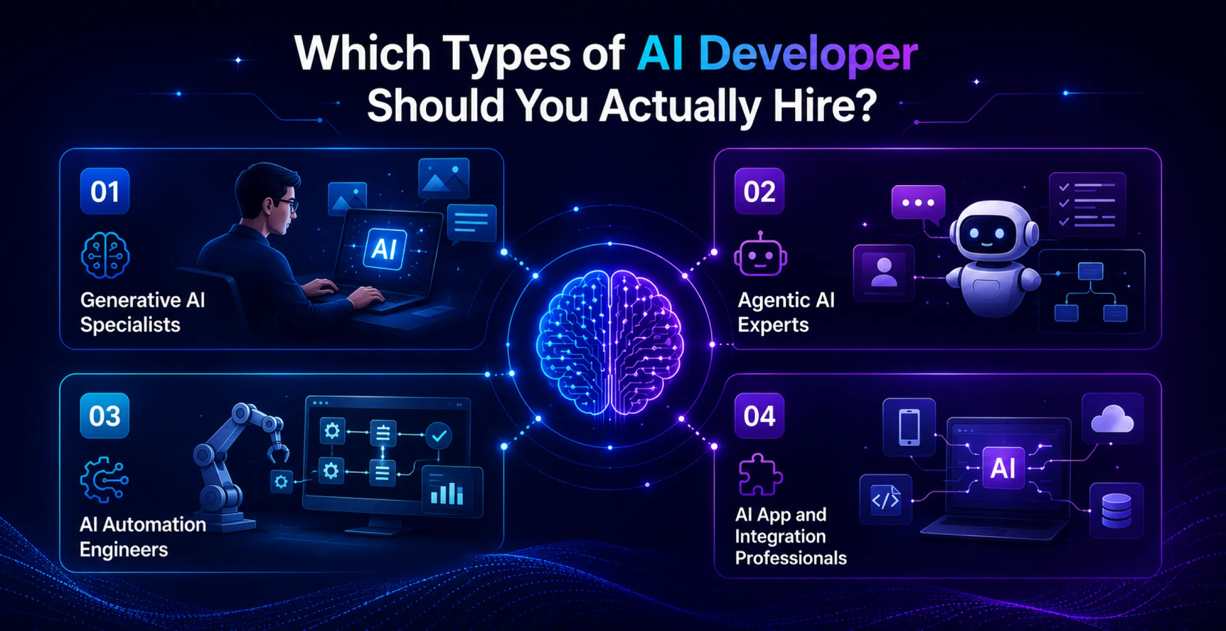 Types of AI developers