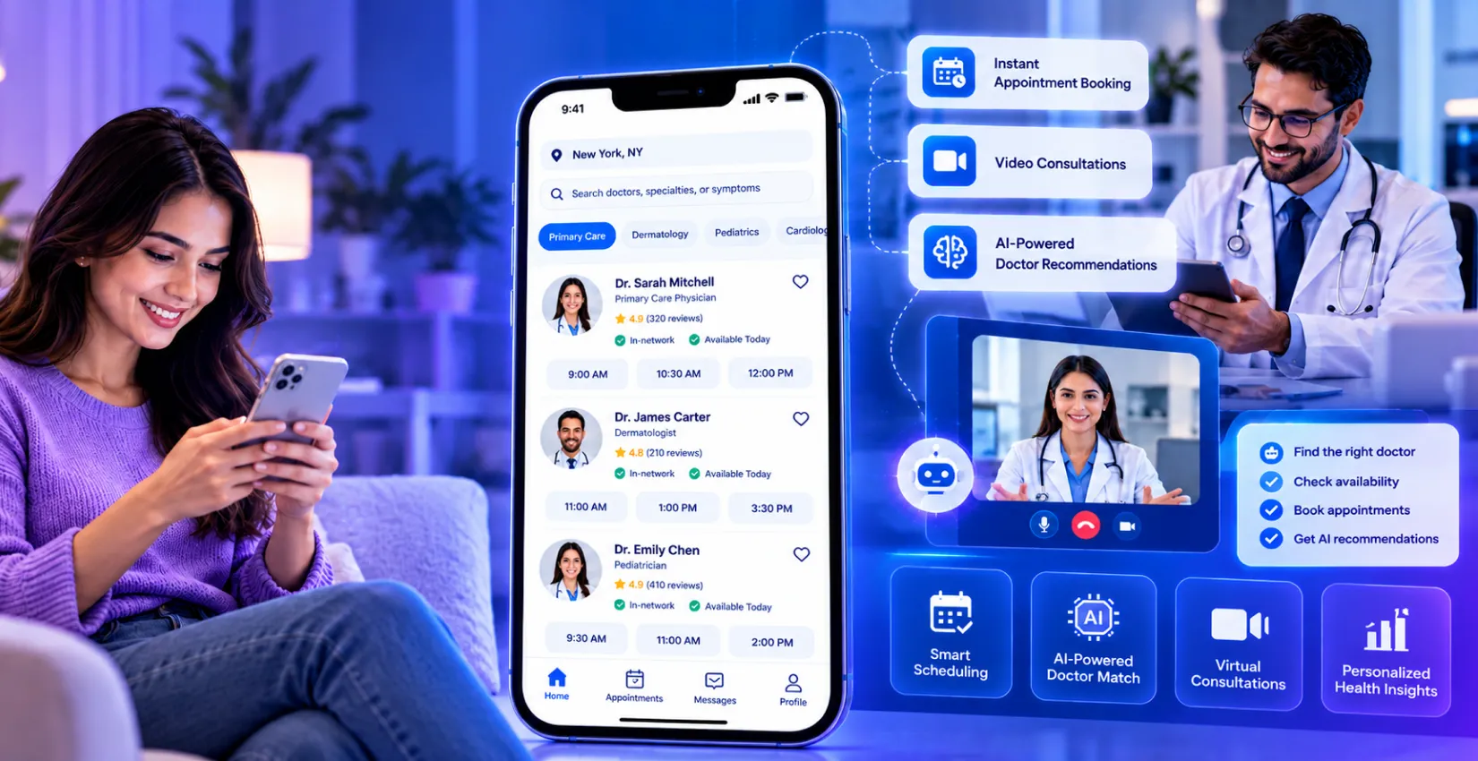 Zocdoc Clone App Development: A Complete Guide (Cost and AI Features)